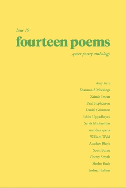 fourteen poems Issue 19, niet bekend - Paperback - 9781068495175