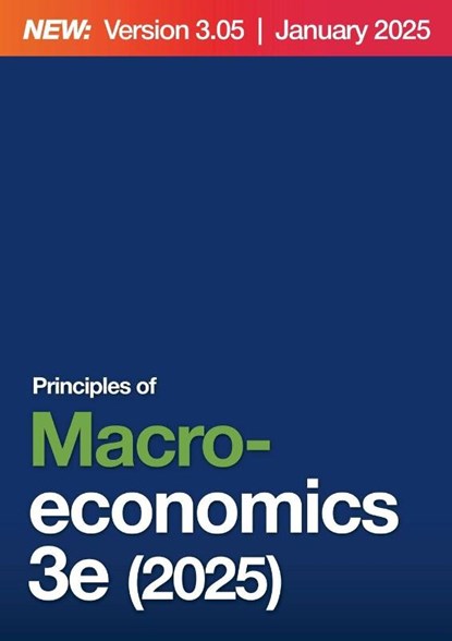 Principles of Macroeconomics 3e (2025), David Shapiro ; Daniel Macdonald ; Steven A. Greenlaw - Paperback - 9781069271570