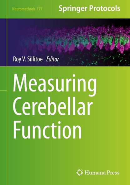 Measuring Cerebellar Function, Roy V. Sillitoe - Gebonden - 9781071620250