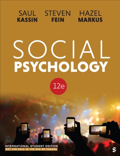 Social Psychology - International Student Edition, Saul Kassin ; Steven Fein ; Hazel Rose Markus - Paperback - 9781071942246