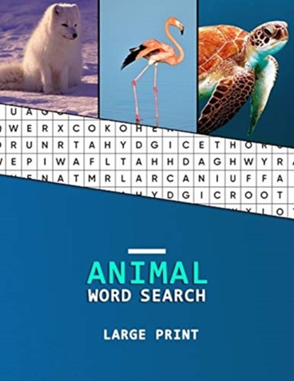 Animal Word Search Large Print, Dementia Activity Studio - Paperback - 9781073472635