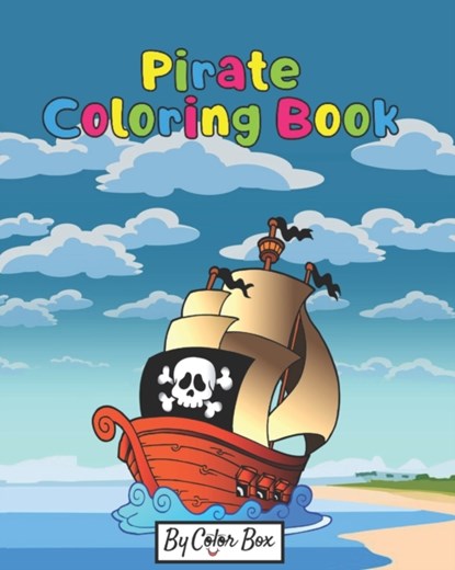 Pirate Coloring Book, Color Box - Paperback - 9781077061880