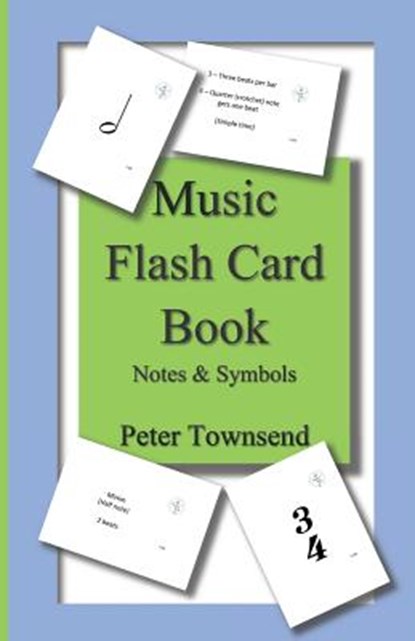 Music Flash Card Book: Notes & Symbols, Peter Townsend - Paperback - 9781078273695