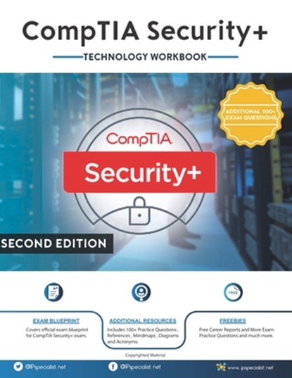 CompTIA Security+ Technology Workbook: Second Edition, Ip Specialist - Paperback - 9781082549458