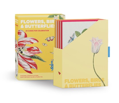 Flowers, Birds, & Butterflies Celebrations Boxed Notecards, Pomegranate - Gebonden - 9781087512372