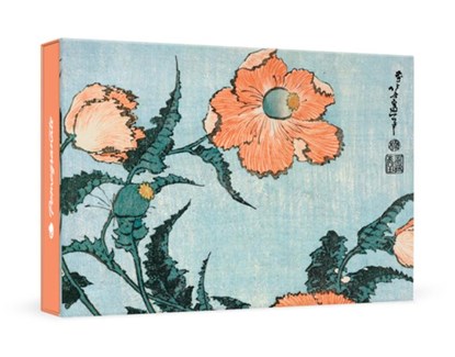 Hokusai: Poppies Small Boxed Cards, Katsushika Hokusai - Gebonden - 9781087512822