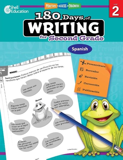 180 Days of Writing for Second Grade (Spanish), Brenda Van Dixhorn - Paperback - 9781087643045