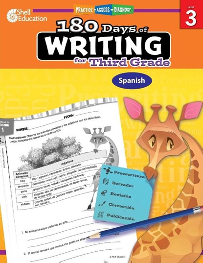 180 Days™: Writing for Third Grade, Kristi Sturgeon - Paperback - 9781087648736