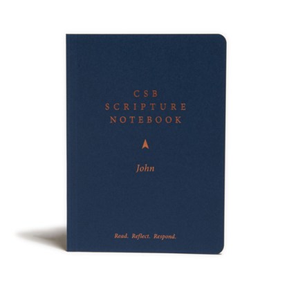 CSB Scripture Notebook, John: Read. Reflect. Respond., Csb Bibles by Holman - Paperback - 9781087721774