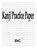 Kanji Practice Paper, RWG - Paperback - 9781087807041