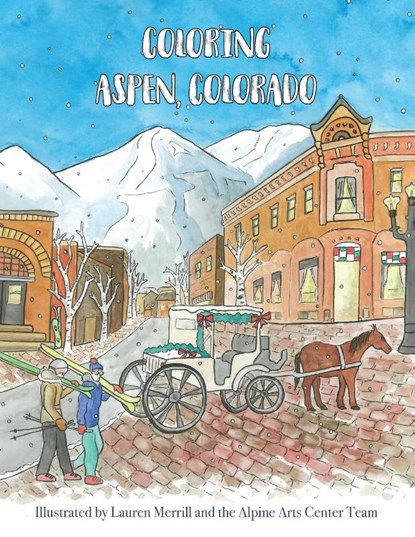 Coloring Aspen, Colorado, Lauren Merrill - Paperback - 9781087868547