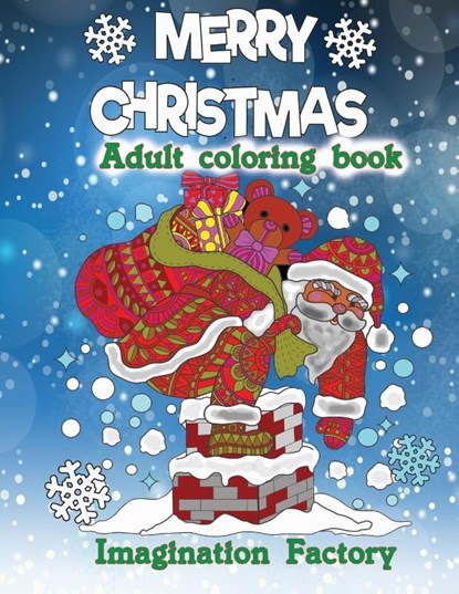 Merry Christmas Adult coloring book, Imagination Factory - Paperback - 9781087917184