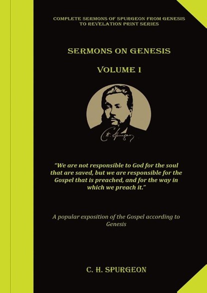 Sermons on Genesis Volume 1, Charles Spurgeon - Paperback - 9781087936536