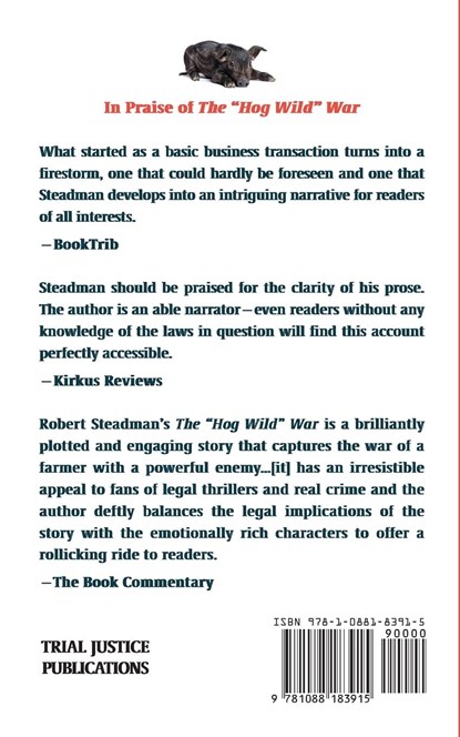 The "Hog-Wild" War, Robert A Steadman - Paperback - 9781088183915