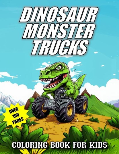 Bean, C: Dinosaur Monster Trucks Coloring Book For Kids, Coco Bean - Paperback - 9781088254011
