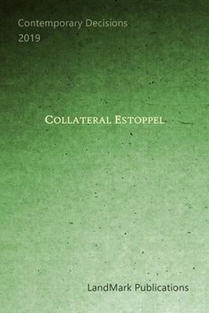 Collateral Estoppel, Landmark Publications - Paperback - 9781091683716