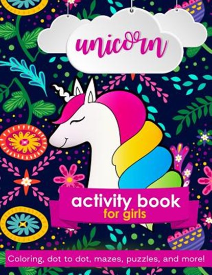 Unicorn Activity Book: For Girls, Zone365 Creative Journals - Paperback - 9781095942161