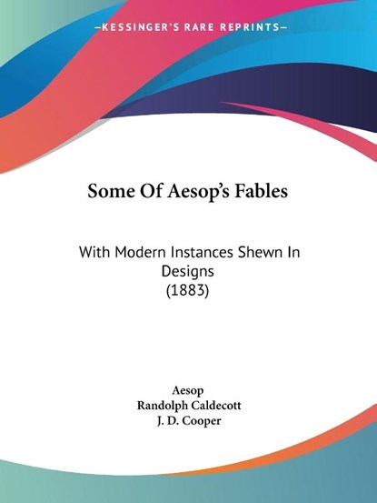 Some Of Aesop's Fables, Aesop - Paperback - 9781104905019