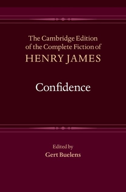 Confidence, Henry James - Gebonden - 9781107086517