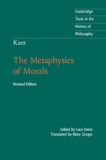 Kant: The Metaphysics of Morals, Immanuel Kant - Paperback - 9781107451353