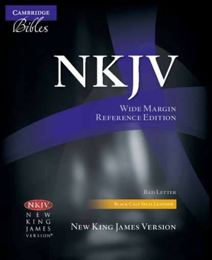 NKJV Aquila Wide Margin Reference Bible, Black Calf Split Leather, Red-letter Text, NK744:XRM, Cambridge Bibles - Overig - 9781107604124