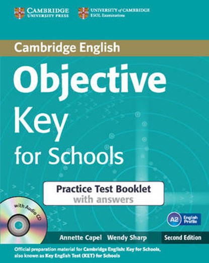 Objective Key for Schools Practice Test Booklet with Answers with Audio CD, CAPEL,  Annette - Paperback - 9781107605619