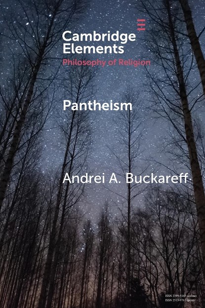 Pantheism, ANDREI A. (MARIST COLLEGE,  New York) Buckareff - Paperback - 9781108457507