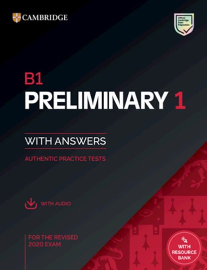 B1 Preliminary 1 for the Revised 2020 Exam Student's Book wi, Cambridge University Press - Gebonden - 9781108676410