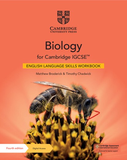 Biology for Cambridge Igcse(tm) English Language Skills Workbook with Digital Access (2 Years) [With Access Code], Matthew Broderick - Paperback - 9781108947503