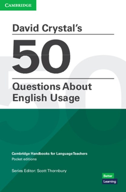David Crystal's 50 Questions About English Usage Pocket Editions, David Crystal - Paperback - 9781108959186
