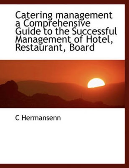 Catering Management, HERMANSENN,  C. - Paperback - 9781113968975