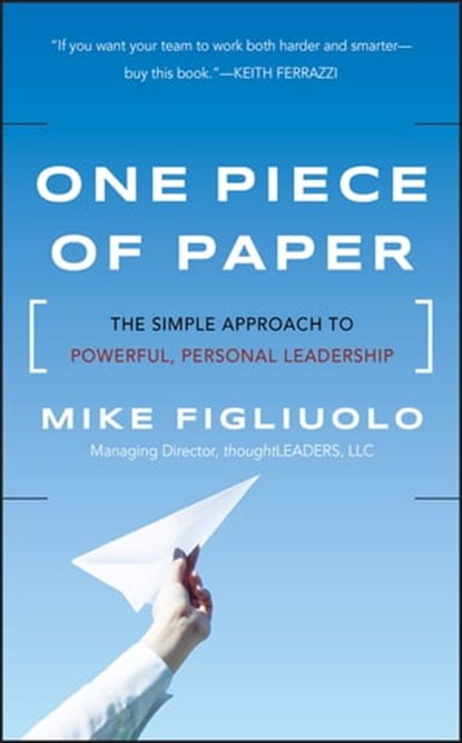 One Piece of Paper, Mike Figliuolo - Ebook - 9781118123379