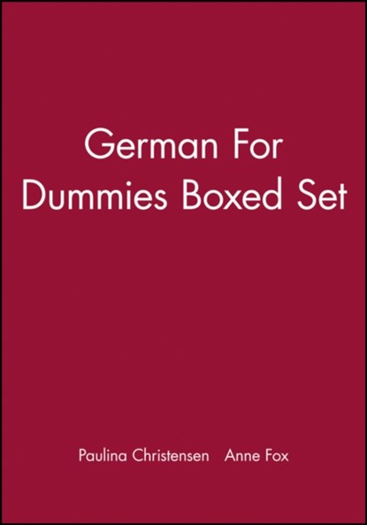 German for Dummies, Boxed Set, Paulina Christensen ; Anne Fox - Paperback - 9781118160398