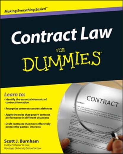 Contract Law For Dummies, Scott J. Burnham - Ebook - 9781118195550