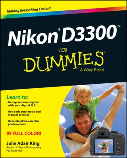 Nikon D3300 For Dummies, Julie Adair (Indianapolis King - Paperback - 9781118204979