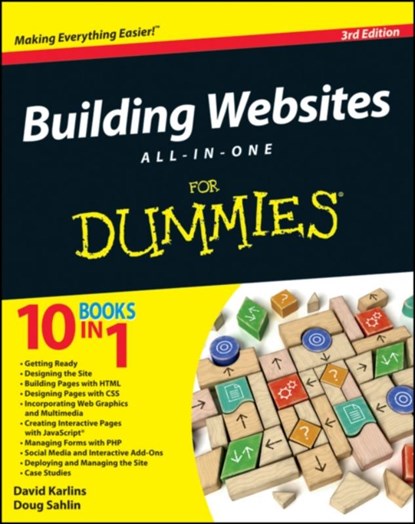 Building Websites All-in-One For Dummies, David Karlins ; Doug (Lakeland Sahlin - Paperback - 9781118270035