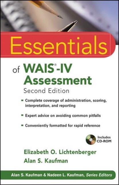Essentials of WAIS-IV Assessment, ELIZABETH O. (CARLSBAD,  California) Lichtenberger ; Alan S. (University of Georgia) Kaufman - Paperback - 9781118271889