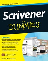 Scrivener For Dummies - Gwen Hernandez - 9781118312476