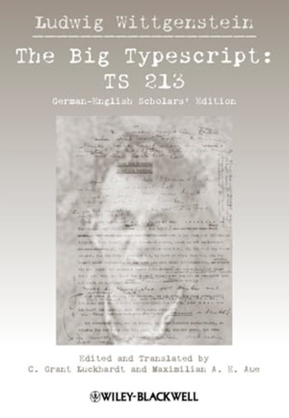 The Big Typescript, Ludwig Wittgenstein - Ebook - 9781118394250