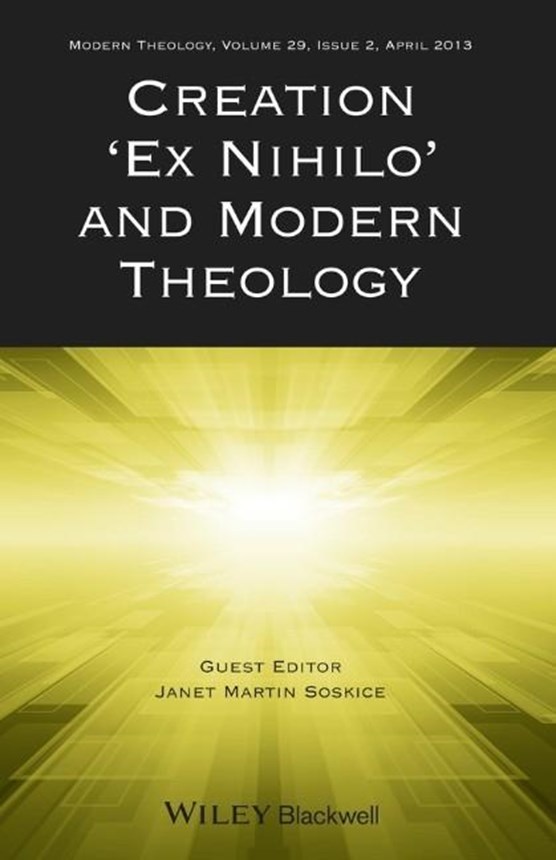 Creation "Ex Nihilo" and Modern Theology