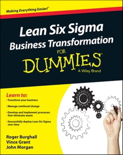 Lean Six Sigma Business Transformation For Dummies, Roger Burghall ; Vince Grant ; John Morgan - Ebook - 9781118844878