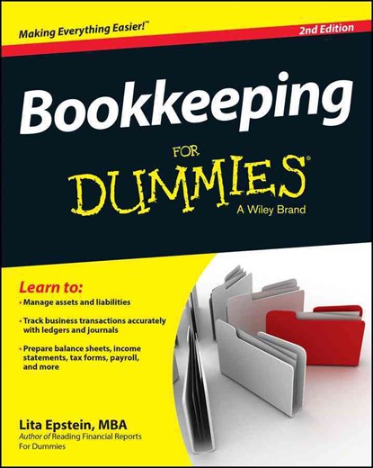 Bookkeeping For Dummies, Lita (University of Phoenix) Epstein - Paperback - 9781118950364