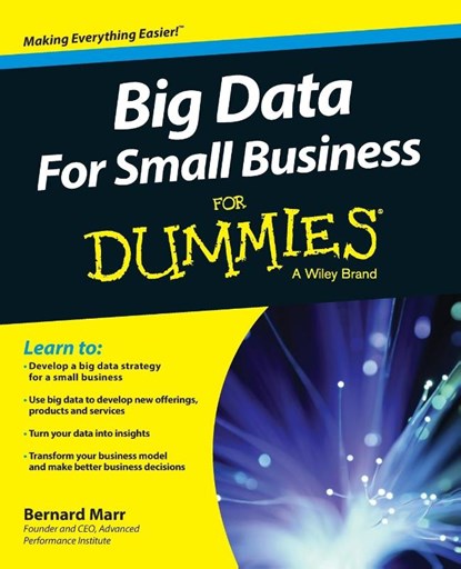 Big Data For Small Business For Dummies, MARR,  Bernard (Advanced Performance Institute, Buckinghamshire, UK) - Paperback - 9781119027034