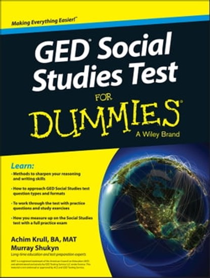 GED Social Studies For Dummies, Achim K. Krull ; Murray Shukyn - Ebook - 9781119029847