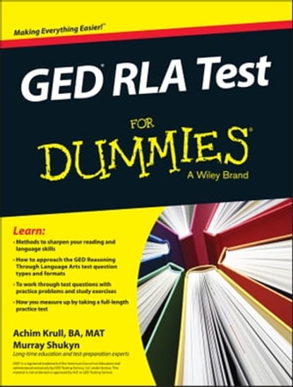 GED RLA For Dummies, Achim K. Krull ; Murray Shukyn - Ebook - 9781119030065