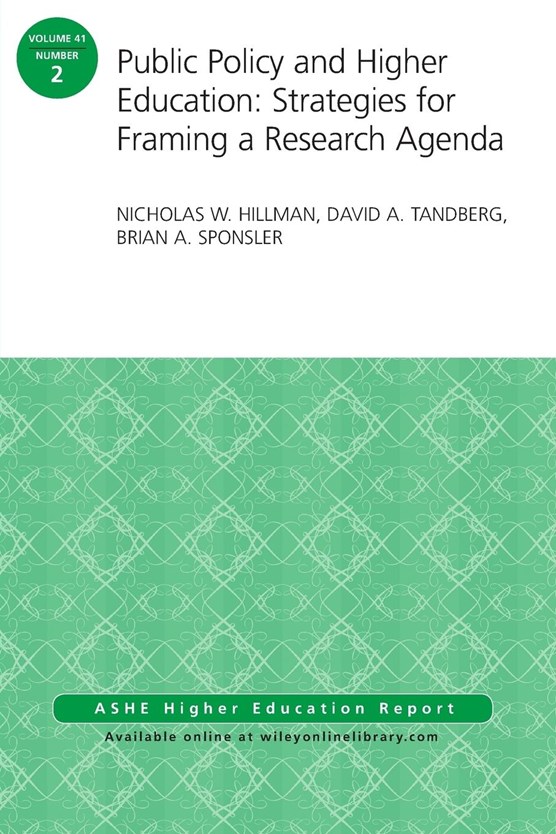 Public Policy and Higher Education: Strategies for Framing a Research Agenda