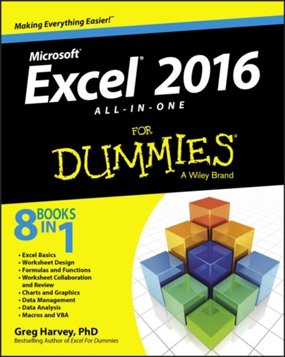 Excel 2016 All–In–One For Dummies, G Harvey - Paperback - 9781119077152