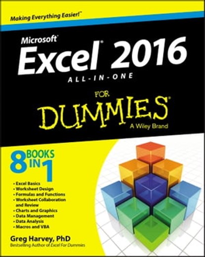 Excel 2016 All-in-One For Dummies, Greg Harvey - Ebook - 9781119077275
