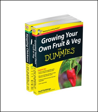 Self-sufficiency For Dummies Collection - Growing Your Own Fruit & Veg For Dummies/Keeping Chickens For Dummies UK Edition, Geoff Stebbings ; Pammy (Farmer and columnist) Riggs ; Kimberley Willis ; Robert T. (Owner Ludlow - Paperback - 9781119086338