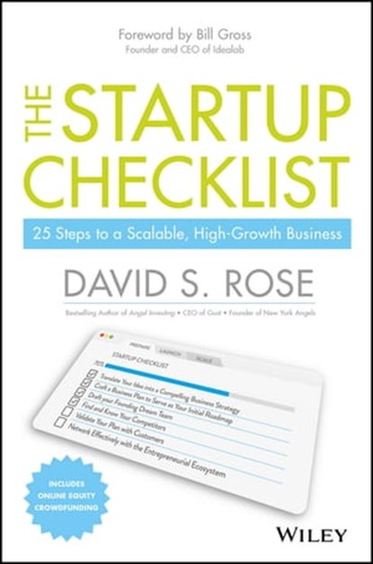The Startup Checklist, David S. Rose - Ebook - 9781119164043